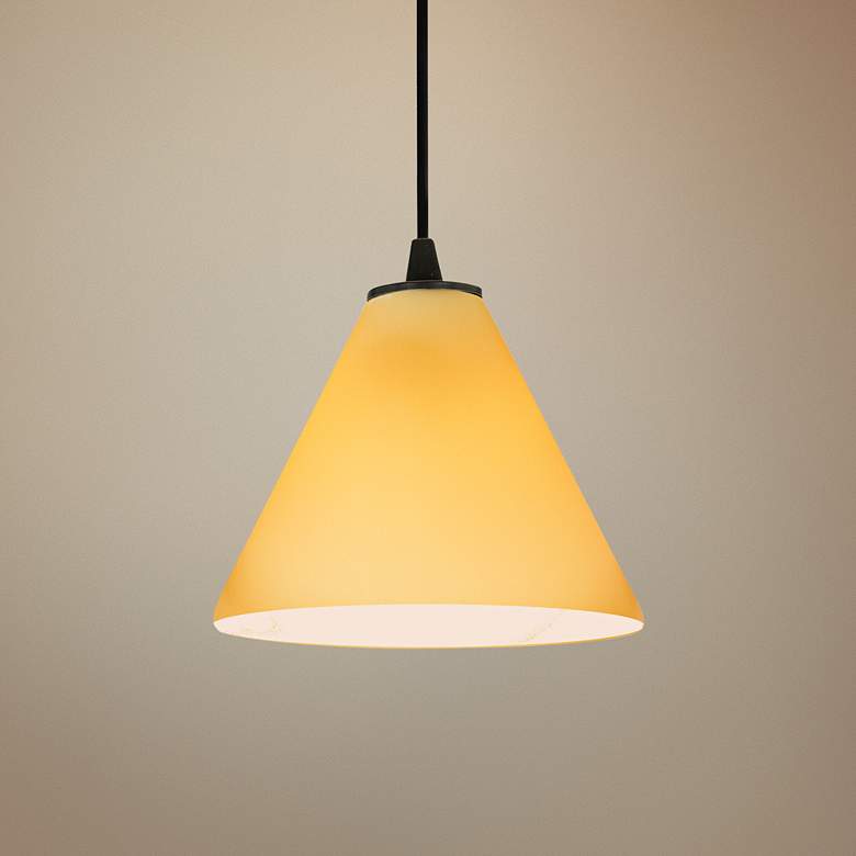 Image 1 Martini 7 1/4" Wide Oil Rubbed Bronze LED Mini Pendant
