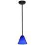 Thumbnail3 of Martini 7 1/4" Wide Oil-Rubbed Bronze Mini Pendant more views