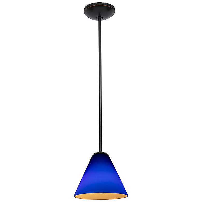 Image 4 Martini 7 1/4" Wide Oil-Rubbed Bronze Mini Pendant more views
