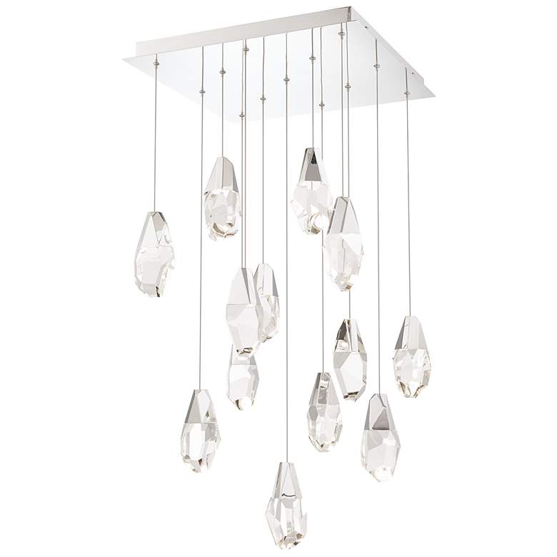Image 1 Martini 7"H x 20"W 13-Light Crystal Multi-Light Pendant in Polish