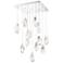 Martini 7"H x 20"W 13-Light Crystal Multi-Light Pendant in Polish