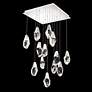 2_Martini 7"H x 20"W 13-Light Crystal Multi-Light Pendant in Polish more views