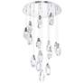 1_Martini 7"H x 23"W 15-Light Crystal Multi-Light Pendant in Polish