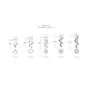 5_Martini 7"H x 23"W 15-Light Crystal Multi-Light Pendant in Polish more views