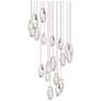 1_Martini 7"H x 26"W 21-Light Crystal Multi-Light Pendant in Polish
