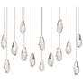 1_Martini 7"H x 40"W 14-Light Crystal Multi-Light Pendant in Polish