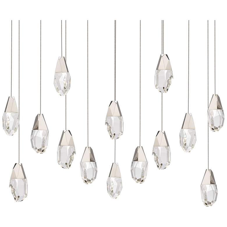 Image 1 Martini 7"H x 40"W 14-Light Crystal Multi-Light Pendant in Polish