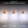 2_Martini 7"H x 40"W 3-Light Crystal Multi-Light Pendant in Aged Br more views