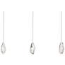 Thumbnail1 of Martini 7"H x 40"W 3-Light Crystal Multi-Light Pendant in Polishe