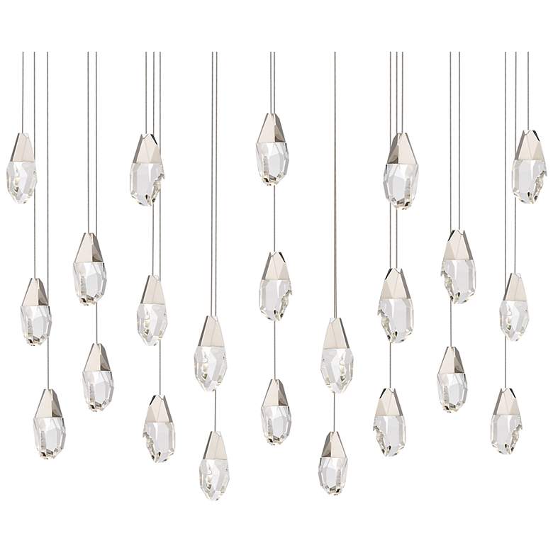 Image 1 Martini 7"H x 53"W 23-Light Crystal Multi-Light Pendant in Polish