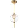 1_Martini 8" LED Pendant Natural Aged Brass
