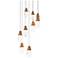 Martini 9 Light LED Multi-Light Pendant