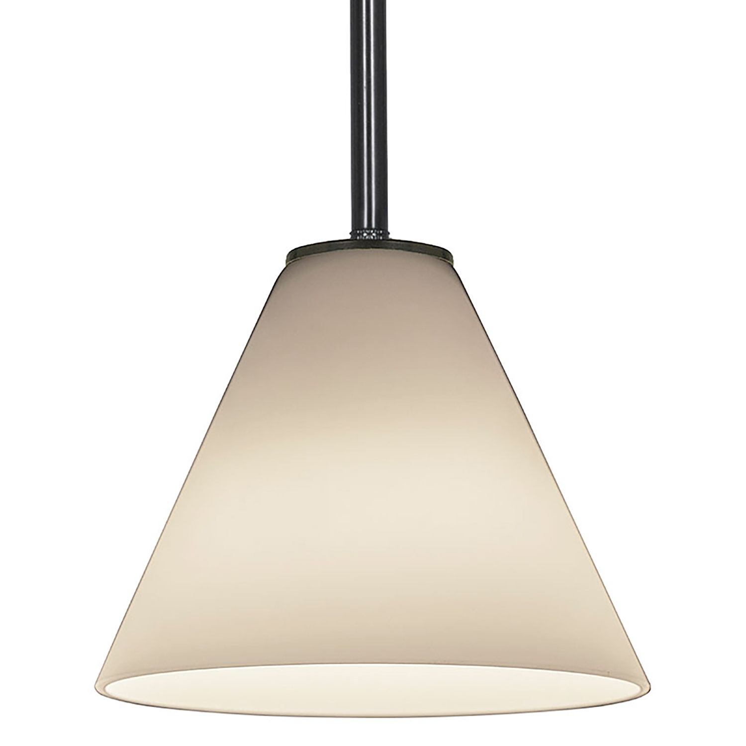 Image 4 Martini - E26 LED Rod Pendant - Oil Rubbed Bronze Finish - White Glass more views