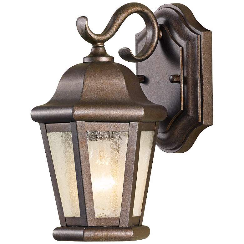 Image 1 Martinsville 10 3/4 inch High Outdoor Wall Lantern