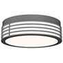 Marue 10" Round LED Surface Mount - Textured Gray