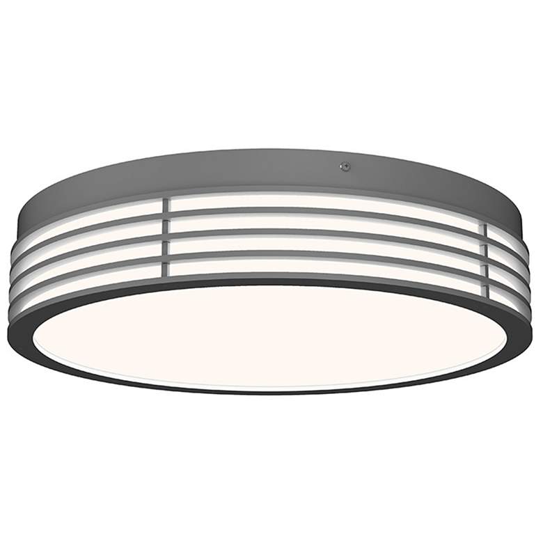 Image 1 Marue 14 inch Round LED Surface Mount - Textured Gray
