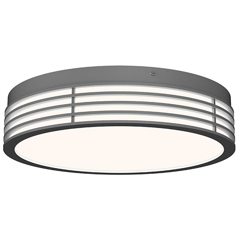 Image 1 Marue 14" Round LED Surface Mount - Textured Gray