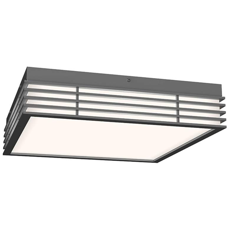 Image 1 Marue 14" Square LED Surface Mount - Textured Gray