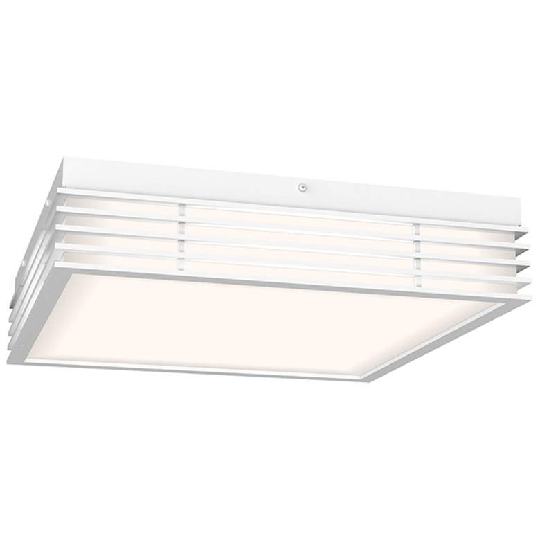 Image 1 Marue 14" Square LED Surface Mount - Textured White