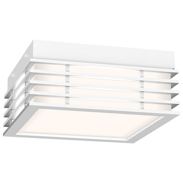 Image 1 Marue 7" Square LED Surface Mount - Textured White