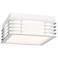 Marue 7" Square LED Surface Mount - Textured White