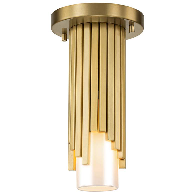 Image 1 Marvel 1 Light Flush Mount/ Pendant Aged Brass
