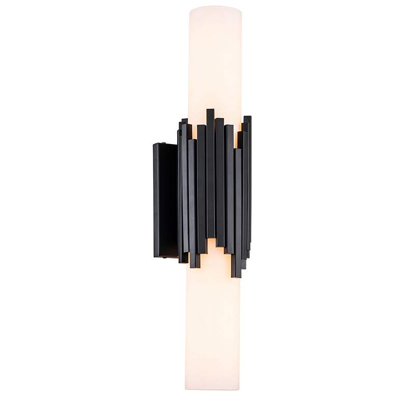 Image 1 Marvel 2 Light Bath Light in Matte Black