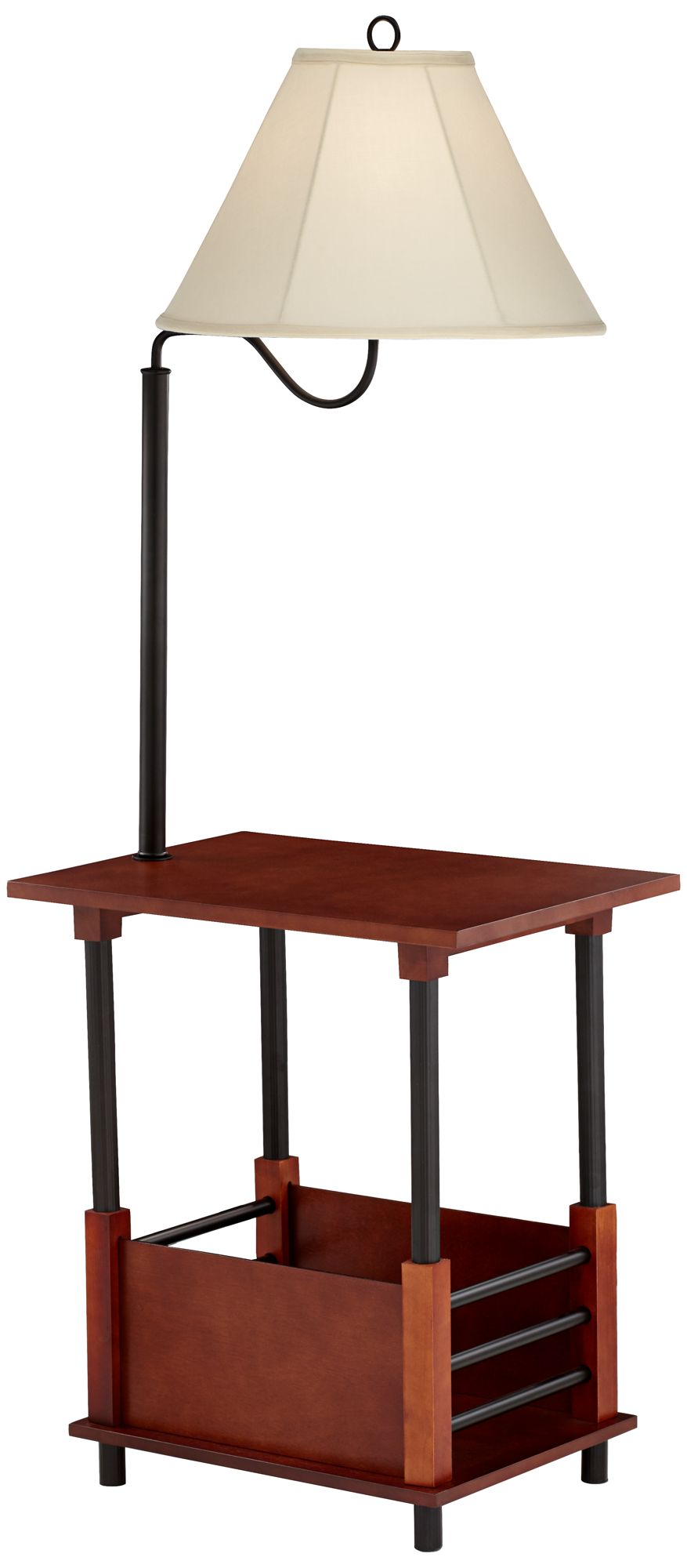 Marville Mission Style Floor Lamp With End Table 2T841 Lamps Plus