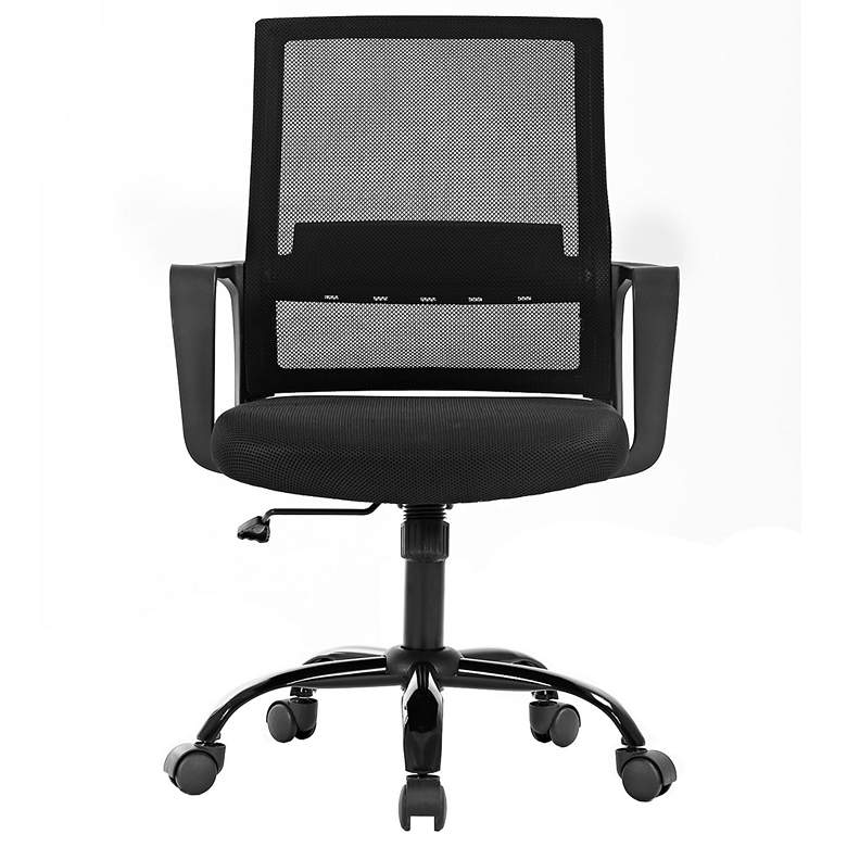 Image 3 Marvin Black Mesh Adjustable Swivel Office Chair more views