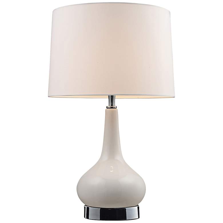 Image 1 Mary Kate & Ashley Continuum White and Chrome Table Lamp