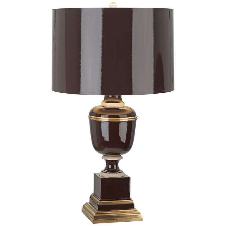 Image 1 Mary McDonald Annika Chocolate and Natural Brass Table Lamp