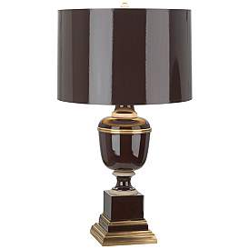 Image1 of Mary McDonald Annika Chocolate and Natural Brass Table Lamp