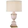 Mary McDonald Annika Cream Blush and Brass Table Lamp
