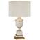 Mary McDonald Annika Ivory and Brass Table Lamp