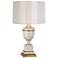 Mary McDonald Annika Ivory and Painted Parchment Accent Lamp