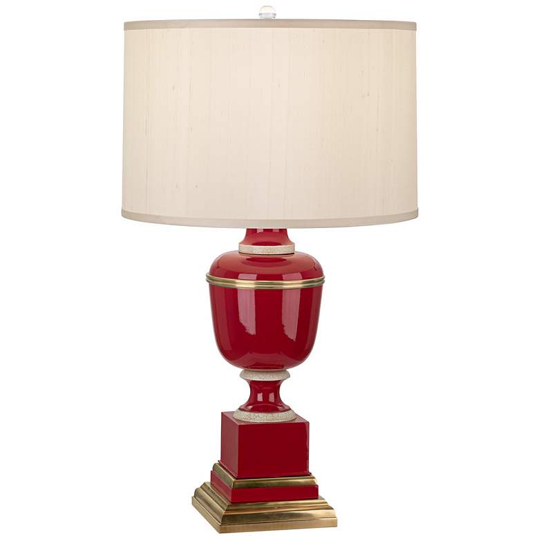 Image 1 Mary McDonald Annika Red Cloud Cream Shade Table Lamp