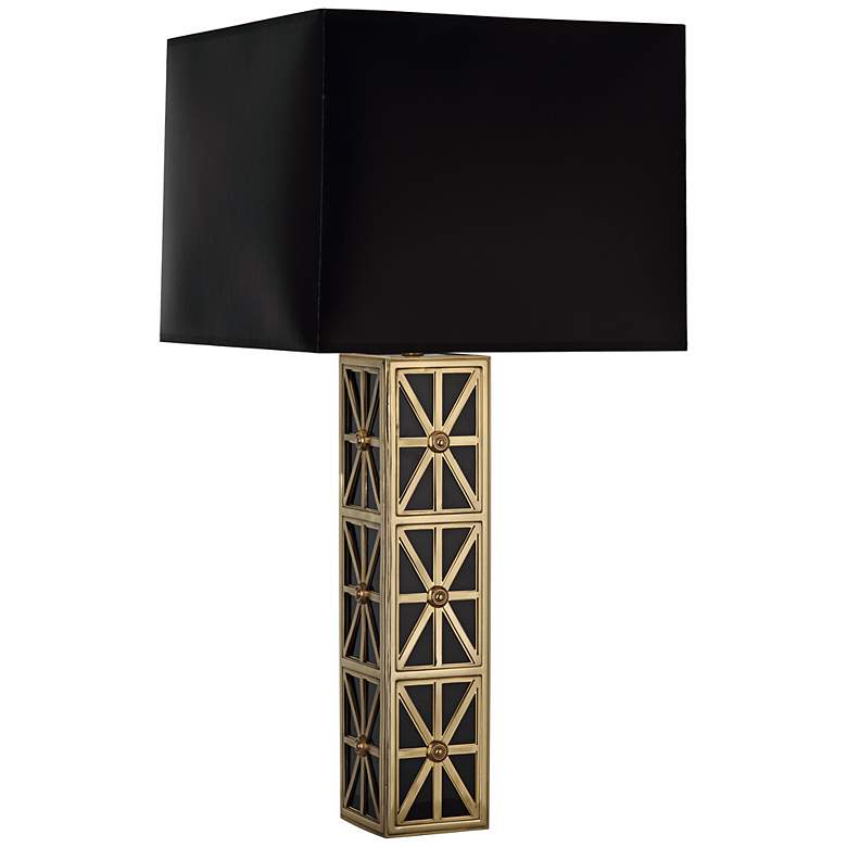 Image 1 Mary McDonald Directoire Brass with Black Shade Table Lamp