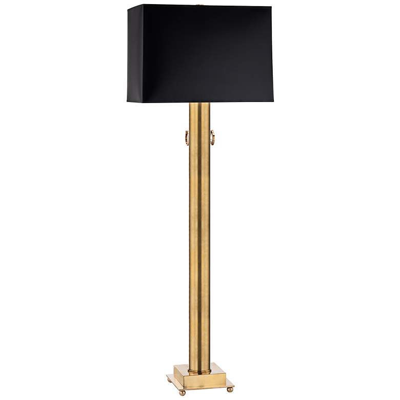 Image 1 Mary McDonald Ondine Brass and Black Floor Lamp