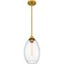 4_Marza 1-Light Brushed Gold Mini Pendant more views