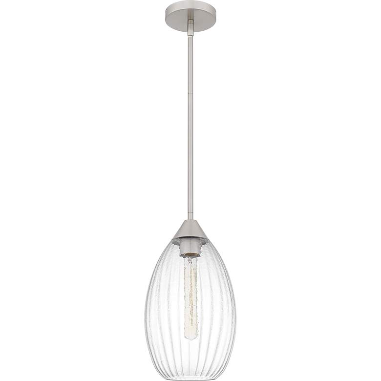 Image 3 Marza 1-Light Brushed Nickel Mini Pendant more views