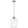 3_Marza 1-Light Brushed Nickel Mini Pendant more views