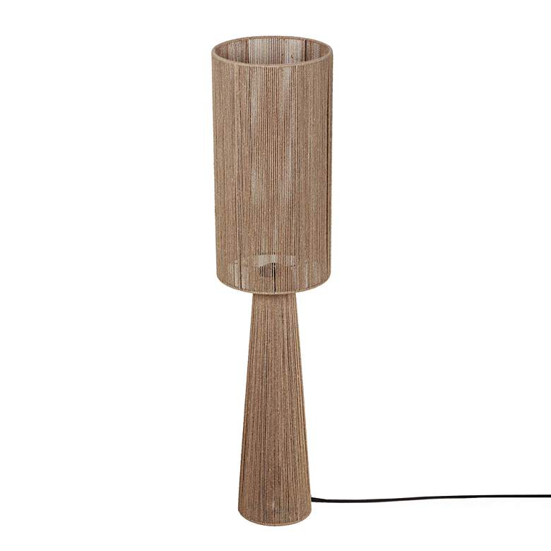 Image 5 Marza Natural Jute Floor Lamp more views