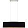 Maserlo 39.5" Wide 2-Light Black & Gold Pendant