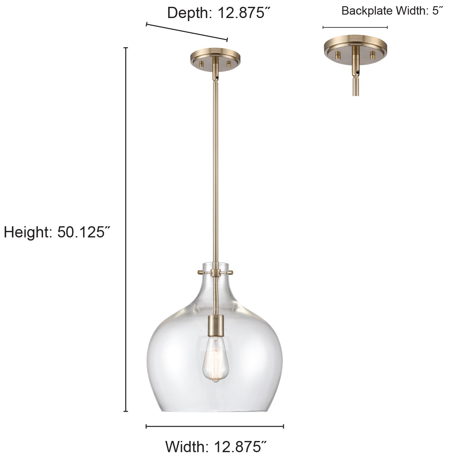 Image 5 Mason 13" Wide Matte Black Pendant Light more views