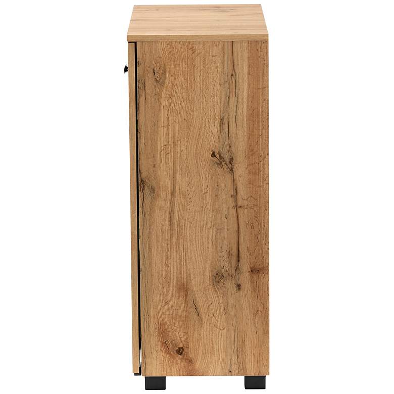 Image 7 Mason 23 1/2 inch Wide Oak Brown 2-Door Storage Cabinet more views