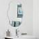 Mason 23" x 31" Oval Frameless Bathroom Wall Mirror