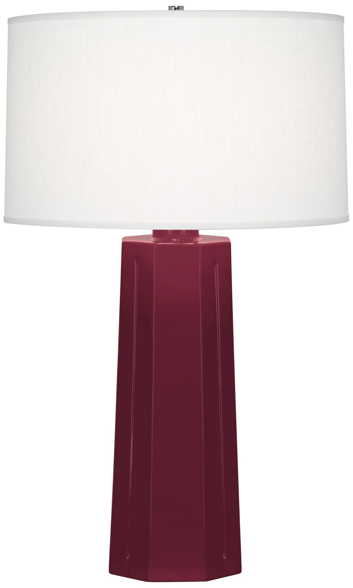 Mason 25.88"H Sugar Plum Glazed Table Lamp with Oyster Made to Order
