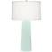 Mason 25.88" High Mint Glazed Finish Table Lamp with Oyster Shade