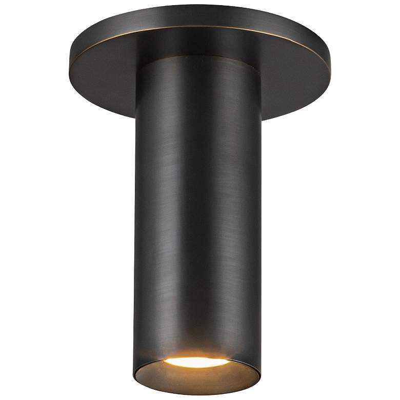 Image 1 Mason 4 3/4" Wide Urban Bronze LED Celling Light