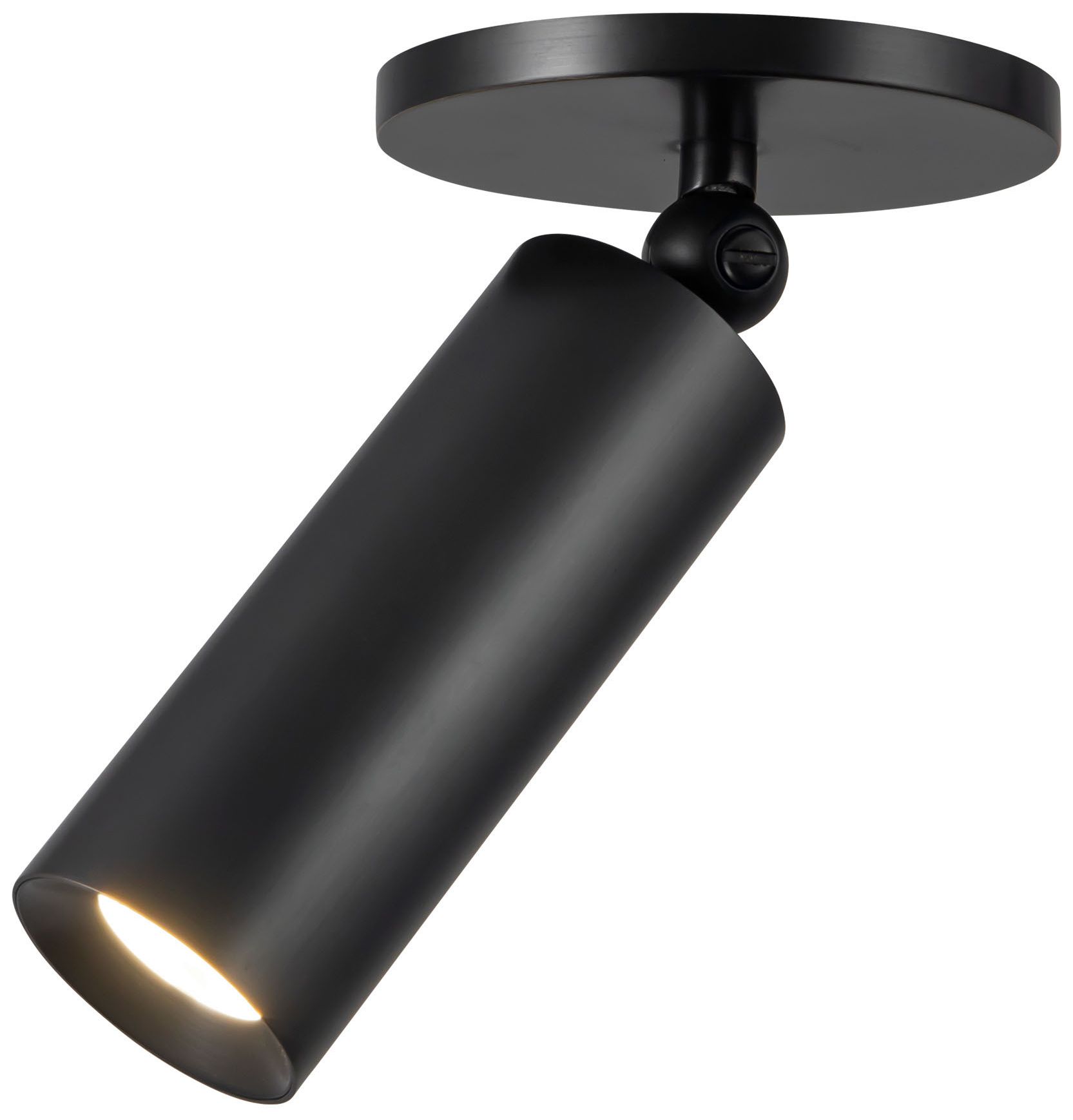 Image 3 Mason 5-in Urban Bronze dimmable LED Semi-Flush Mount more views